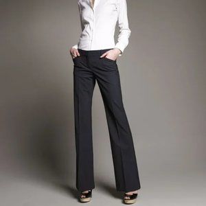THEORY Max C Basic Boot-Cut Pants, Indigo (size 4)
